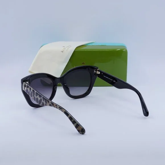 🕶️ New Kate Spade JALENA/S 07RM 9O Sunglasses - Panter Frame, Grey Lenses